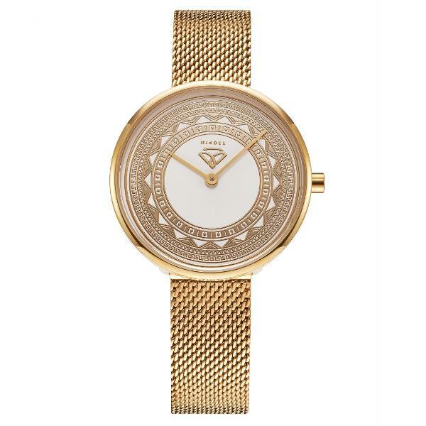 Ladies Watch Gold Plated Wristwatch 24 Carat WATERPROOF U6040DL