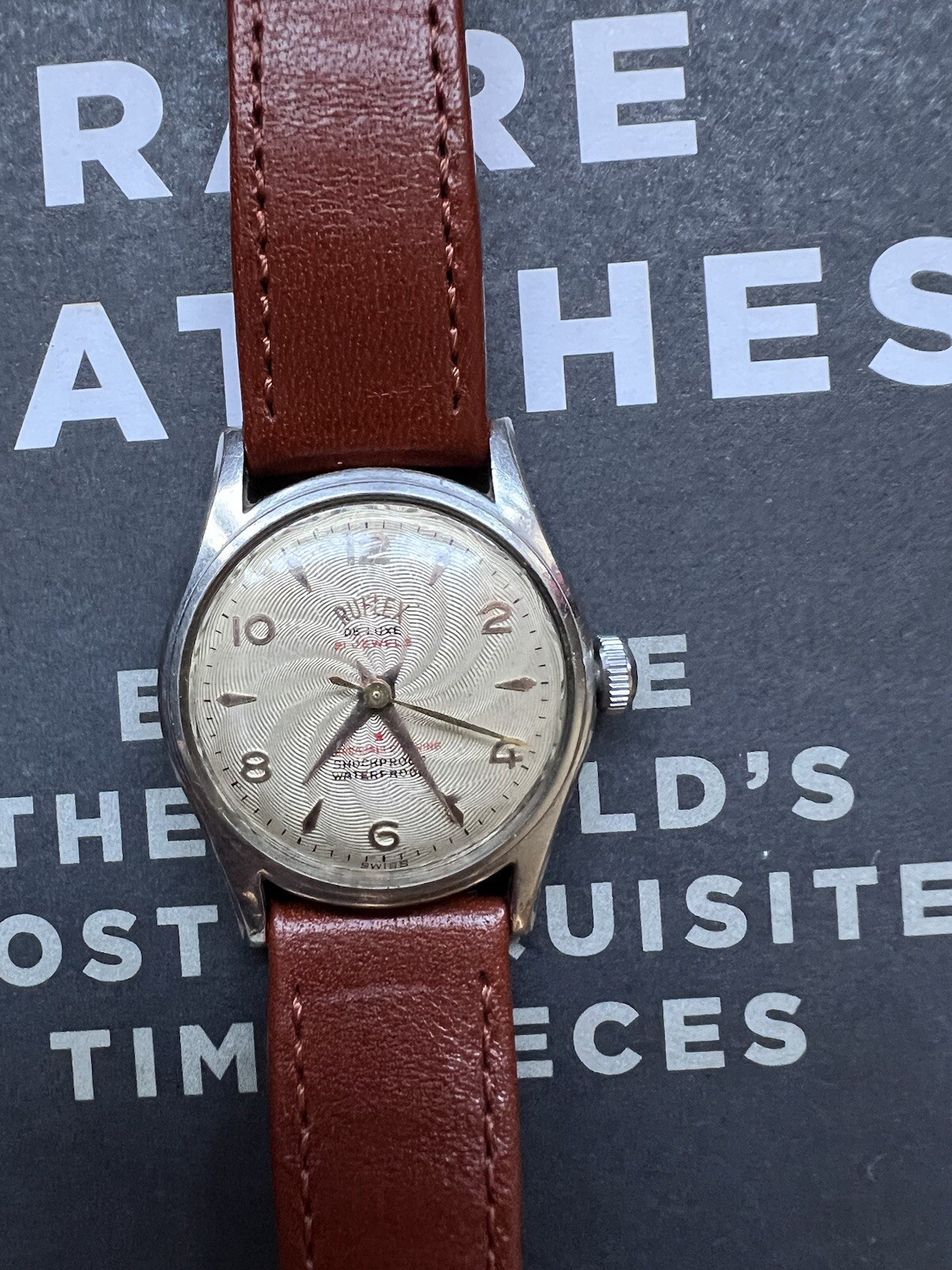 Ruflex Watch – Vintage Watch – Manual Wind – Men’s Watch