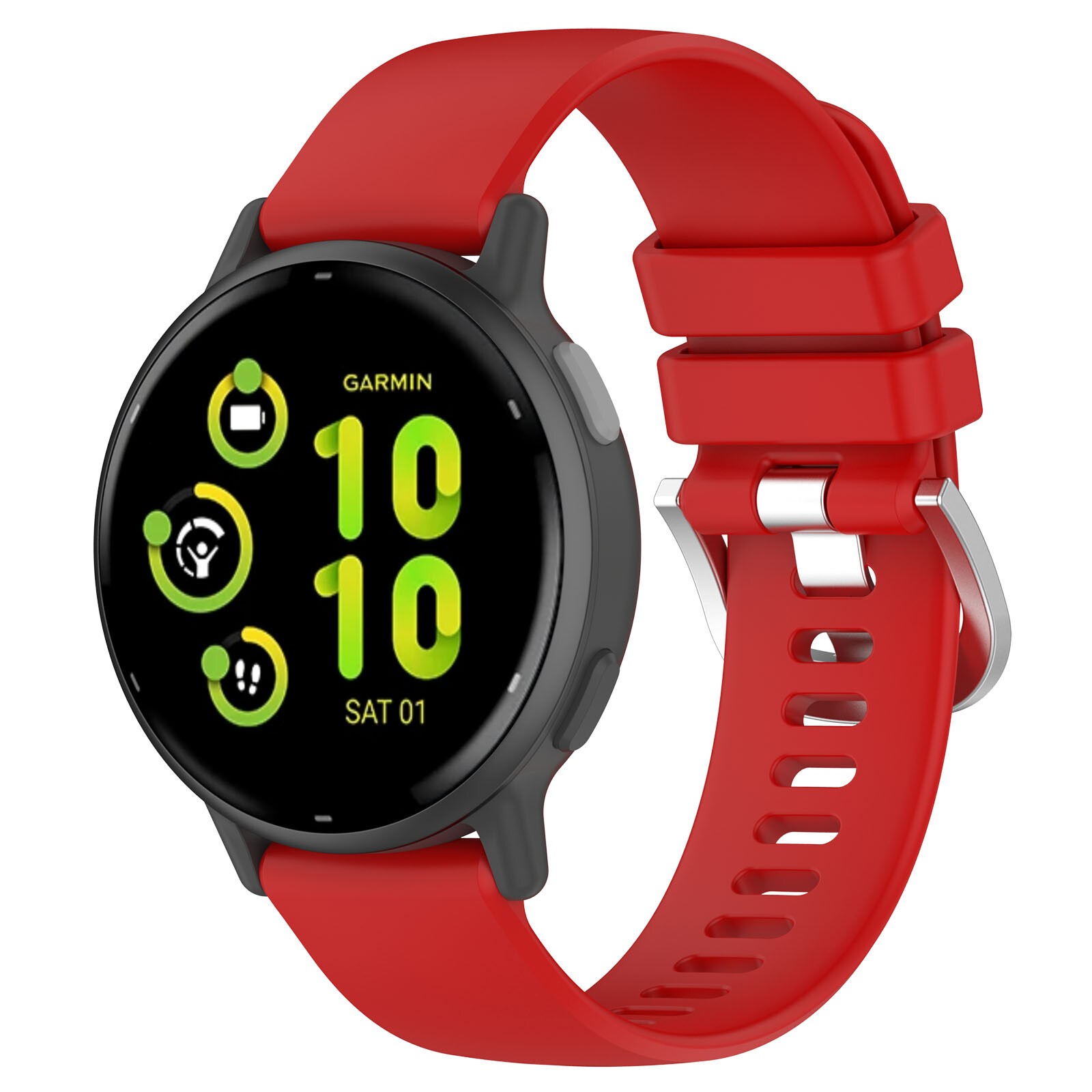 18mm 20mm 22mm Soft Silicone Sport Watch Band Strap For Samsung Garmin Huawei