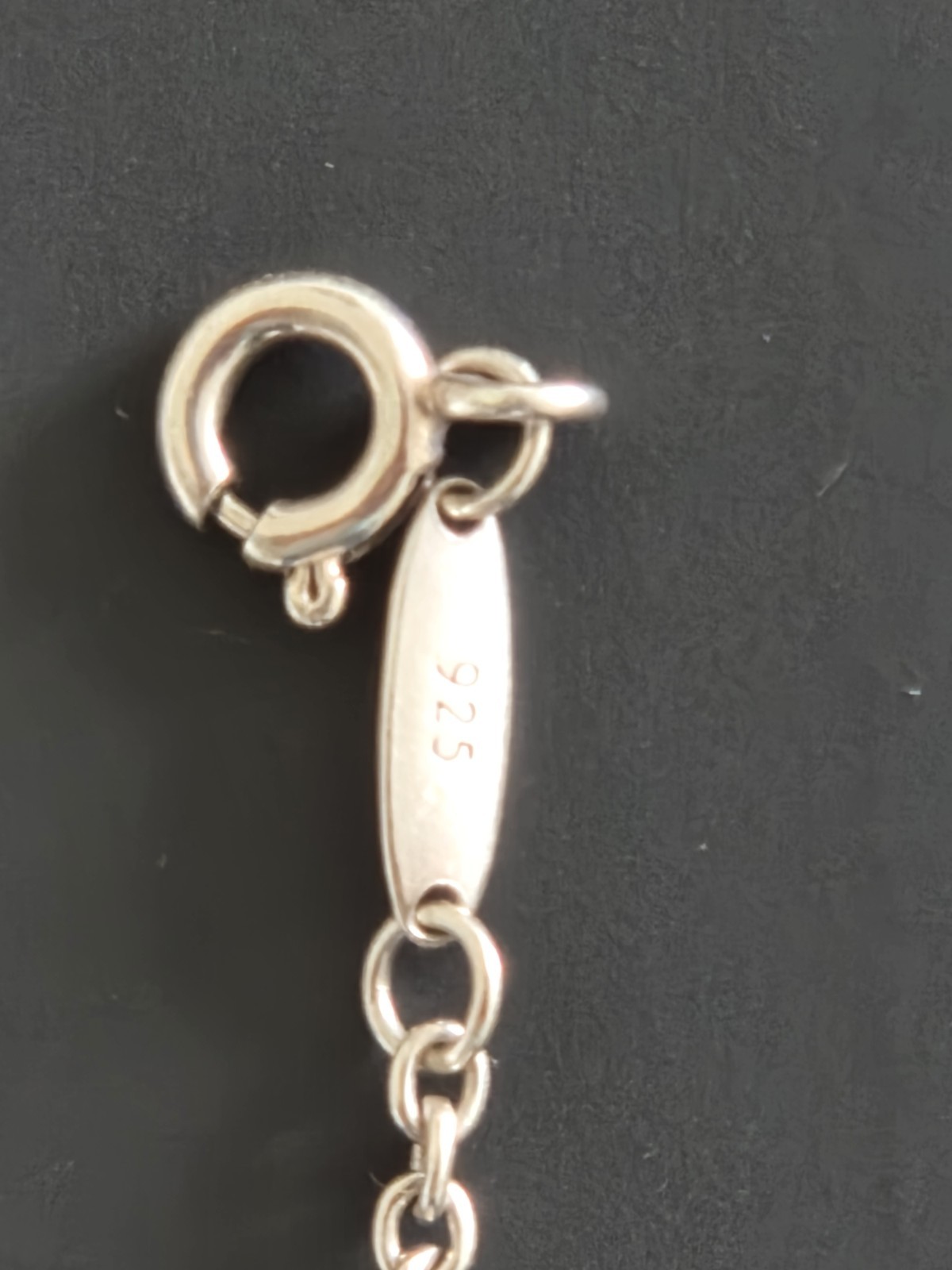 Tiffany & Co. Elsa Peretti Open Heart Oval Chain Bracelet 925 Sterling Silver