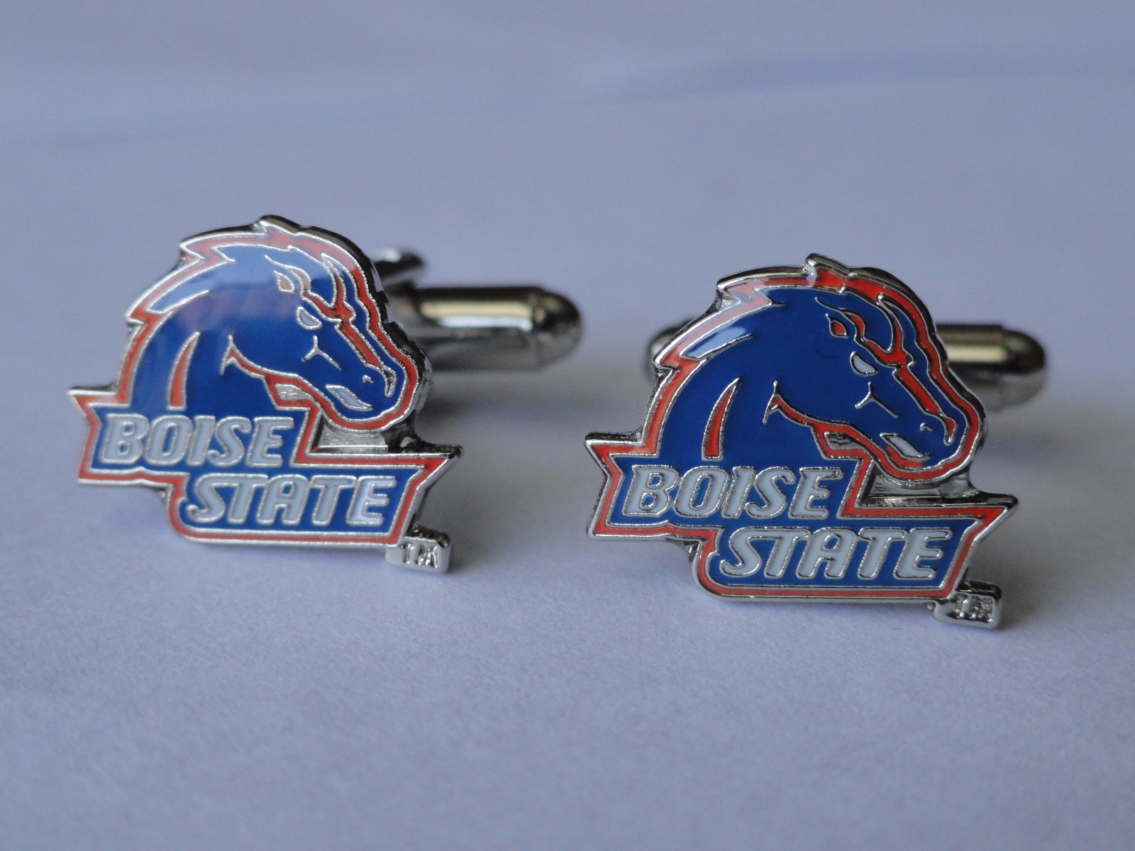Boise State University Cufflinks NCAA Broncos–Idaho Custom College BSU