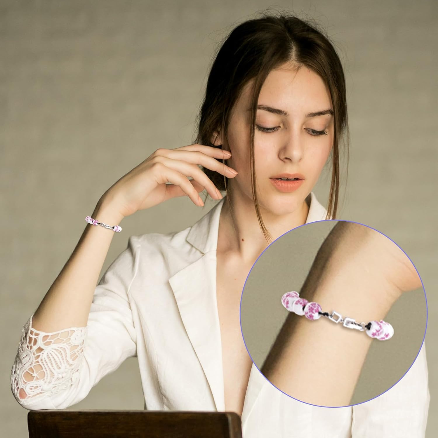 6 Pcs Silver Watch Extender Clasp Fold over Clasp Necklace Bracelet Extenders fo