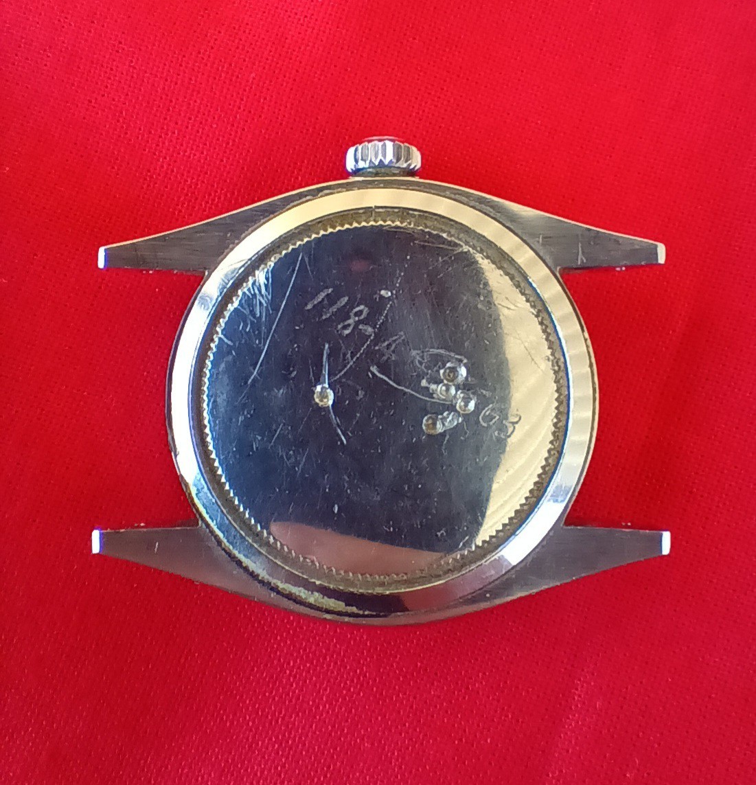 *RARE* ROLEX OYSTER PRECISION WATCH REF 6422 Circa 56 HEAD ONLY MANUAL 33-34mm