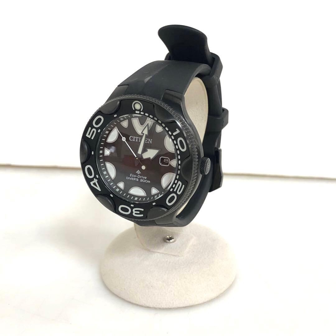 CITIZEN Promaster BN0235-01E Black Dial Eco-Drive Men’s Watch Used Working #30