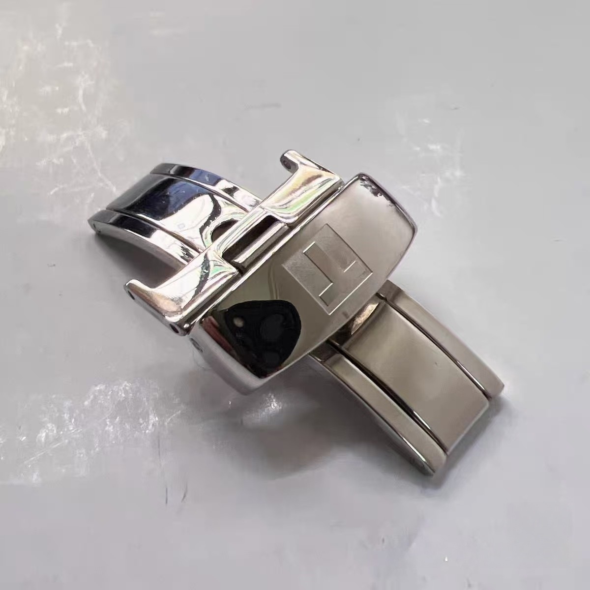 316L Steel Butterfly Deployment Clasp fits Tissot T035 Watch Band 18 20 22mm