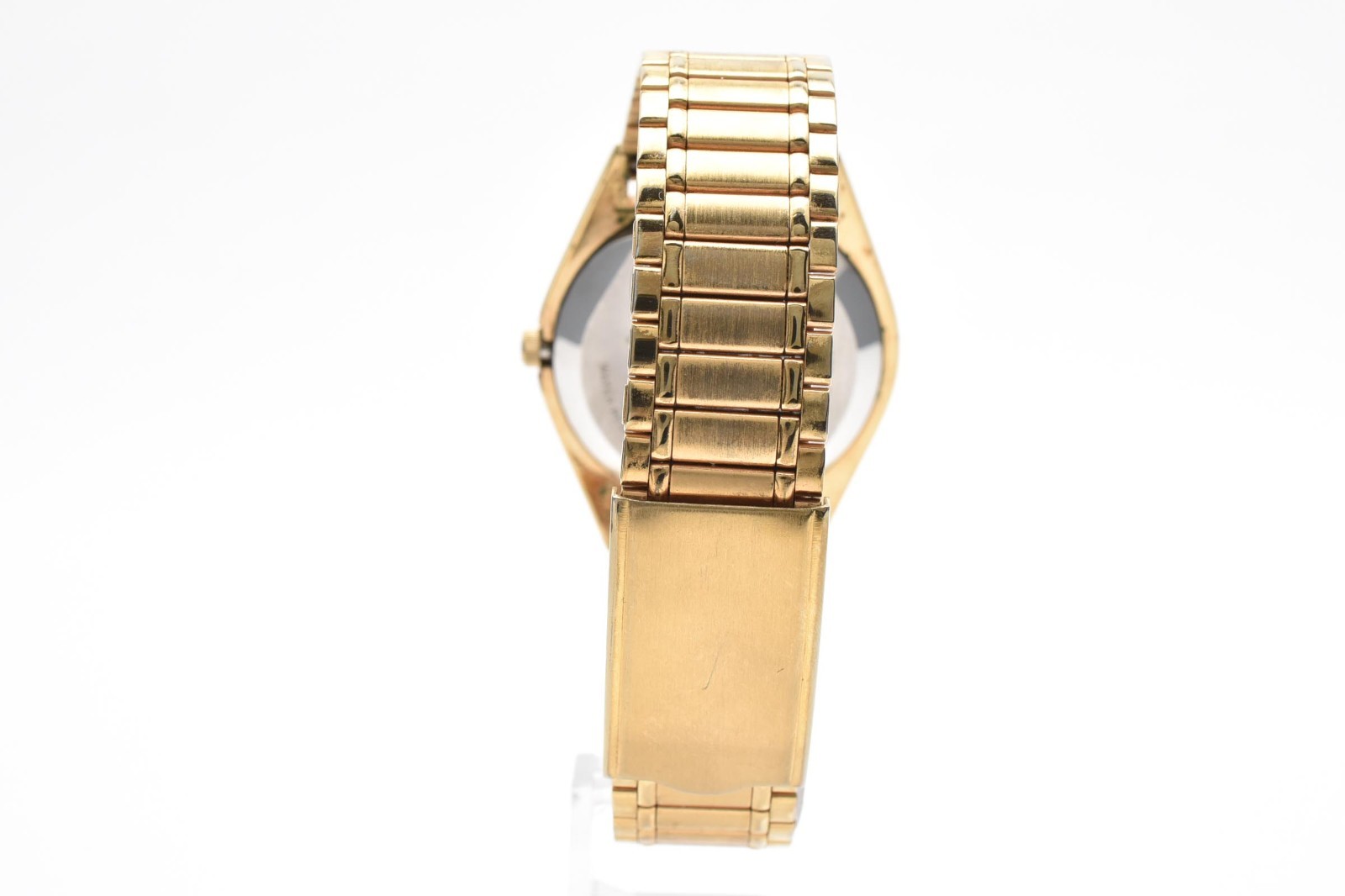 Vintage 1975 [ N MINT ] SEIKO King Quartz 4823-8110 Cream Dial Gold Watch JAPAN