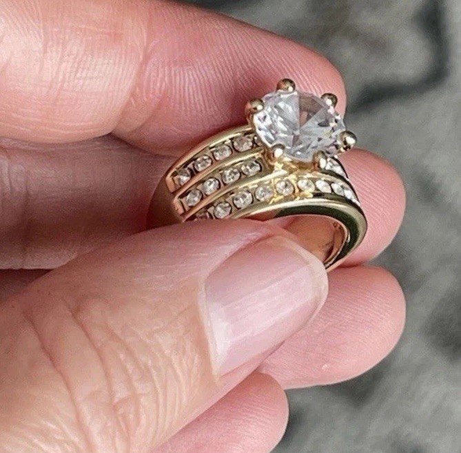 Cocktail Ring Size:6 Engagement Ring Beautiful