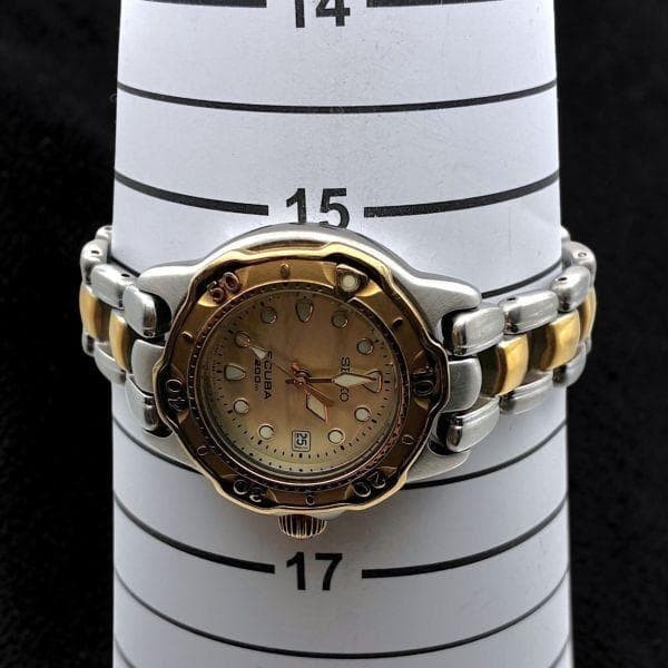 SEIKO Scuba Diver 200m Quartz 38mm Divers Watch Water Resistant 20 ATM Used JP