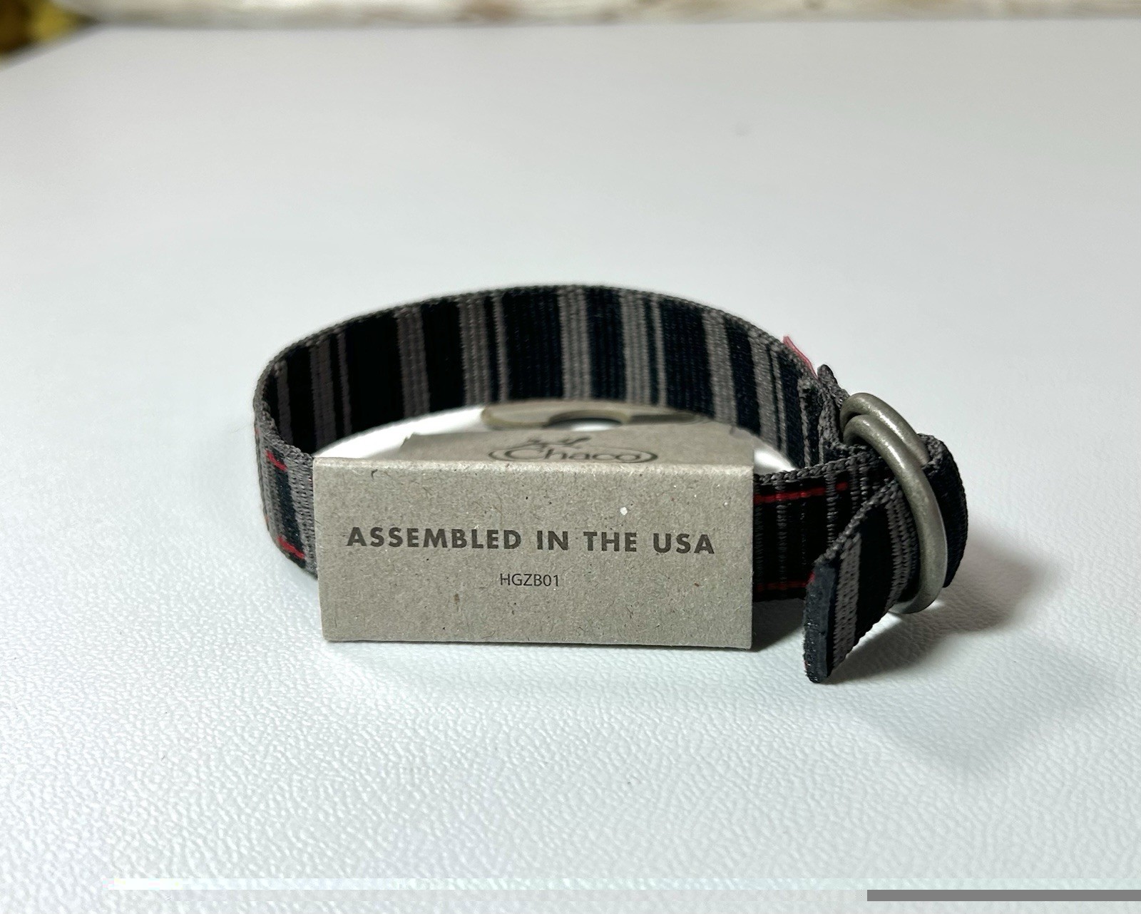 Chaco Z Band Bracelet Lazo Gray Red Adjustable NWT Outdoor