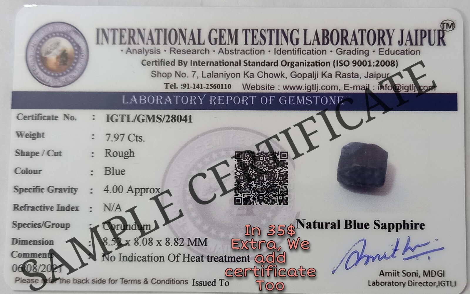AAA 300 Ct Natural Untreated Ceylon Royal Blue Sapphire Gemstone Rough Lot