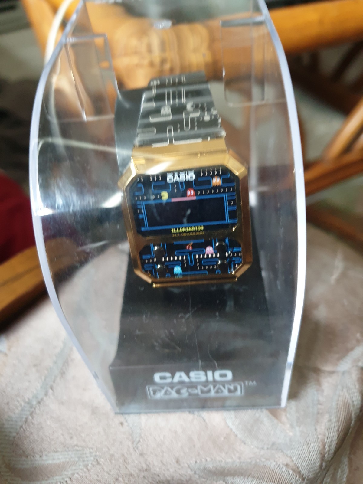 Casio Pacman A100 Wepc-1ber Limited Edition Watch In Mint Condition with Box