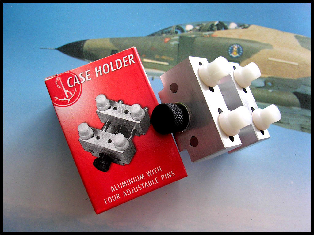 Watch Case Holder Aluminum 4 adjustable pins Swiss watchmaker tool IW SUISSE USA