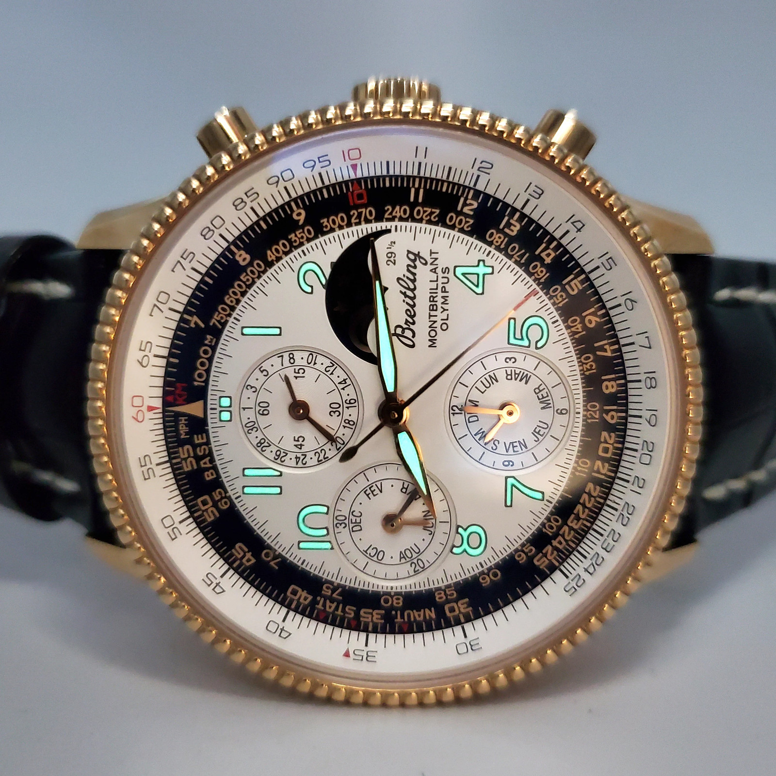 Breitling Limited Edition Navitimer Montbrillant Olympus Rose Gold 42mm H19350