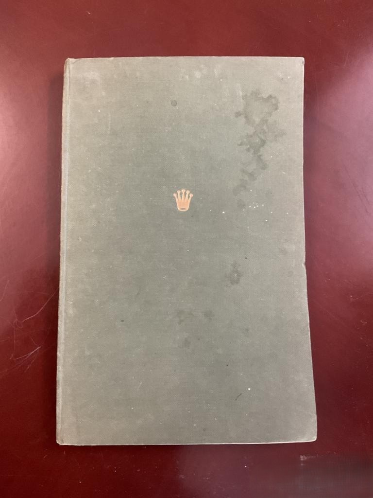 Rare Rolex The Anatomy of Time Hardcover Book English Illustrated Geneva
