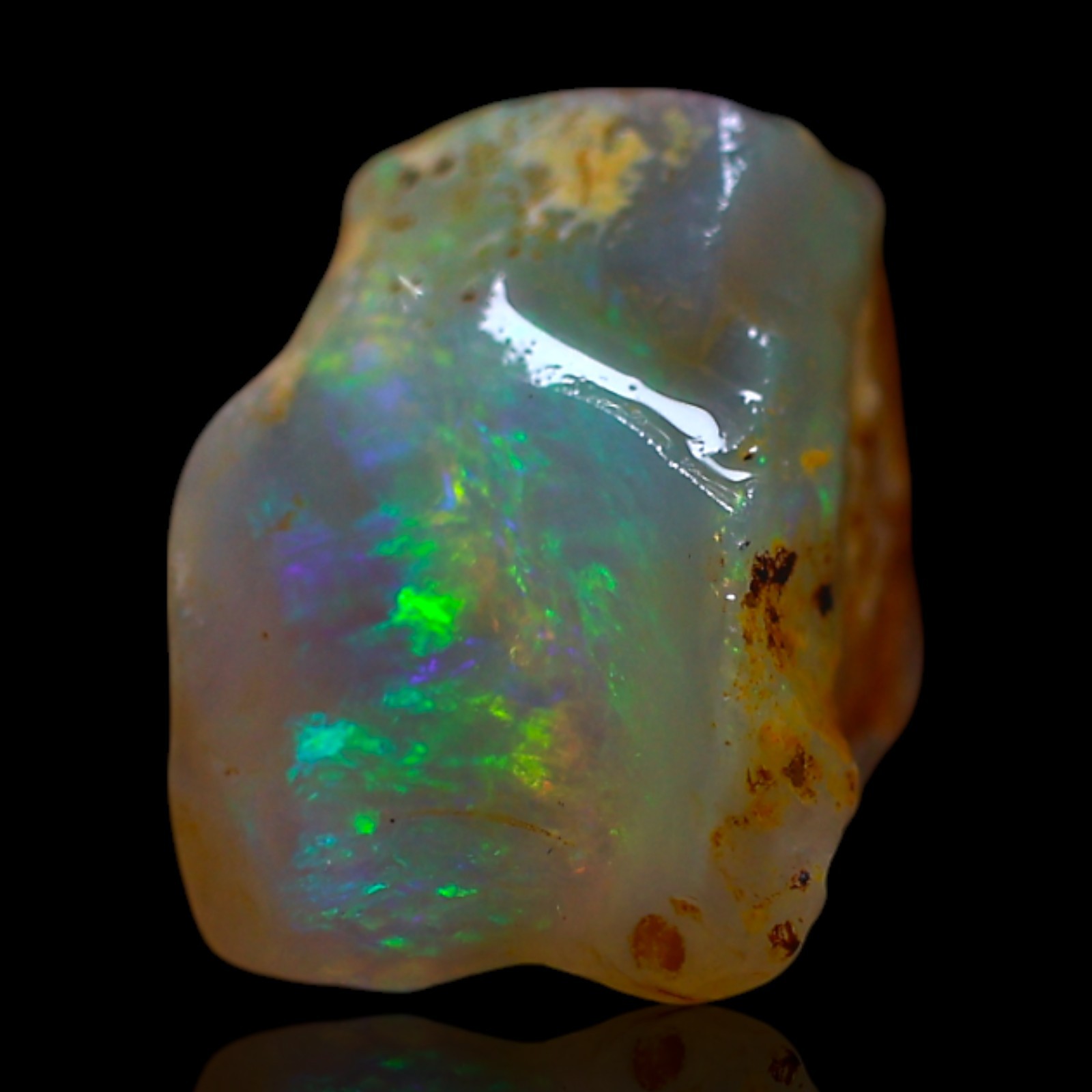 2.00 Cts Natural Fire Opal Ethical Rough Gemstone Bracelet Making 10x8x6 mm