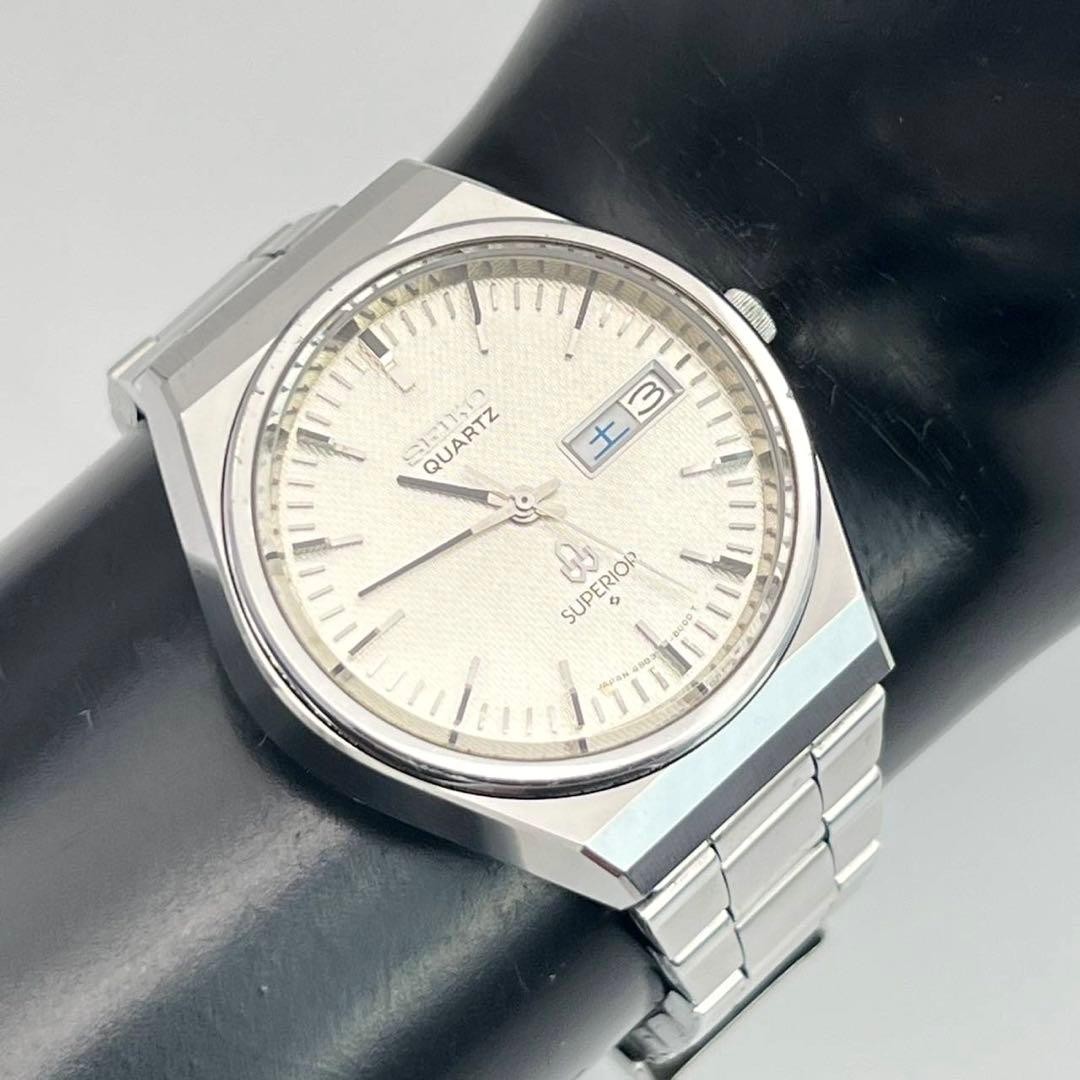 Seiko Superior 4883-8001 Twin Quartz Watch Battery Replaced 1977