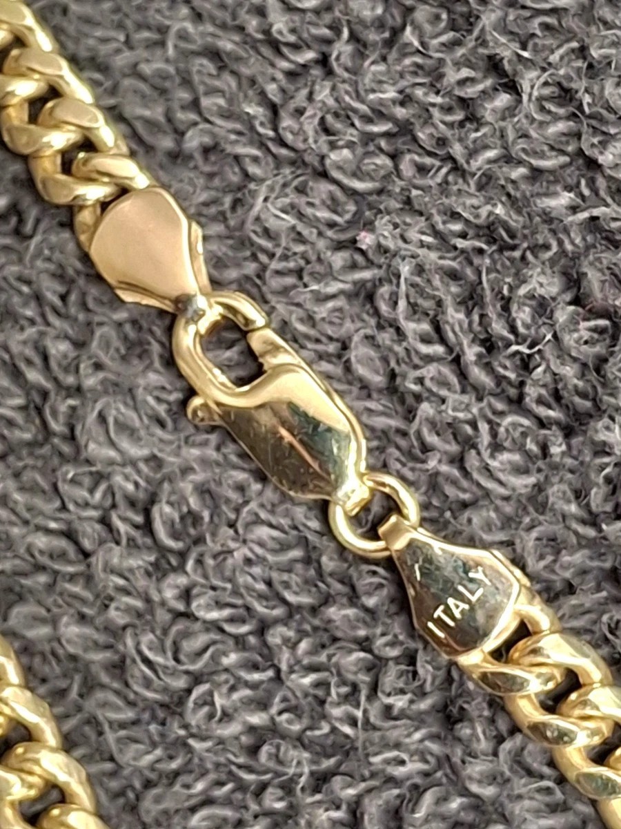 10k Gold Cuban Link (Hollow) Necklace (22in – 4mm – 10gram)
