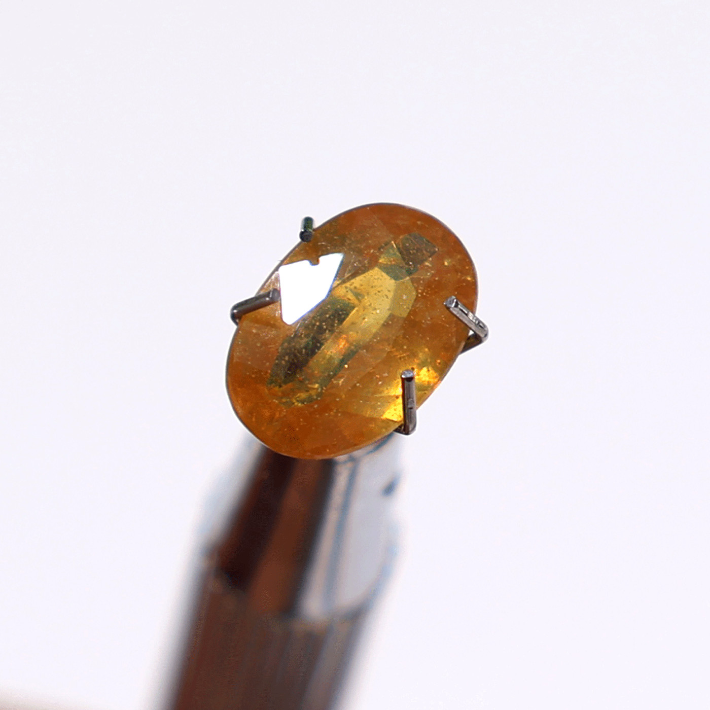 2.45 CT Natural Bangkok Sapphire ( Diffused ) 9mmx6mm Oval Faceted Cut Gemstone