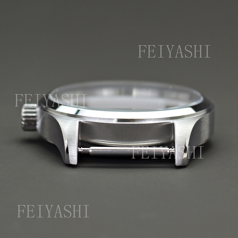 Brushed pilot watch case Stainless Steel For Japanese Seiko NH35 nh36 38 Aviator