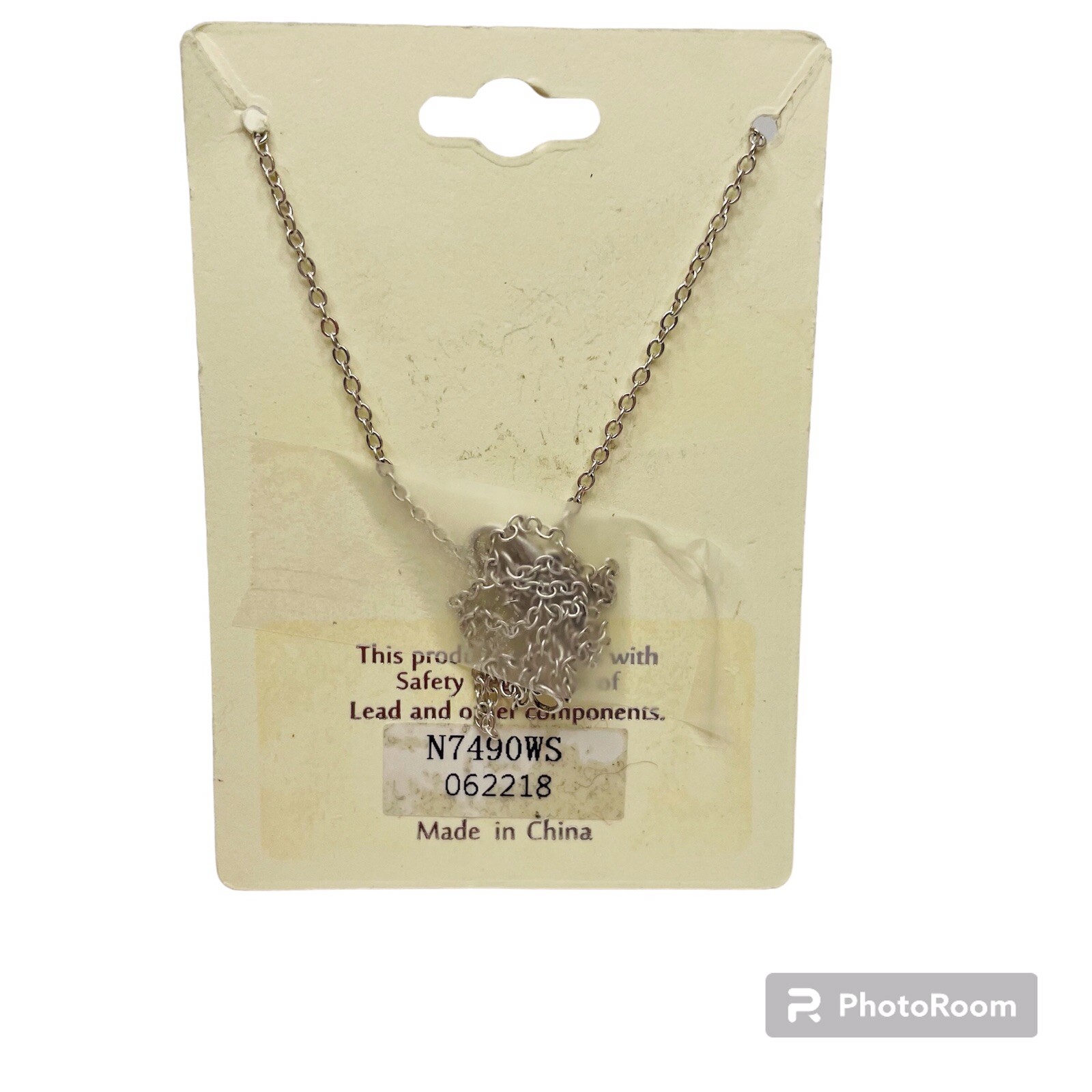 FRESH & CO Womens Necklace SilverTone LOVE YOU TO THE MOON AND BACK 16-18” NWT