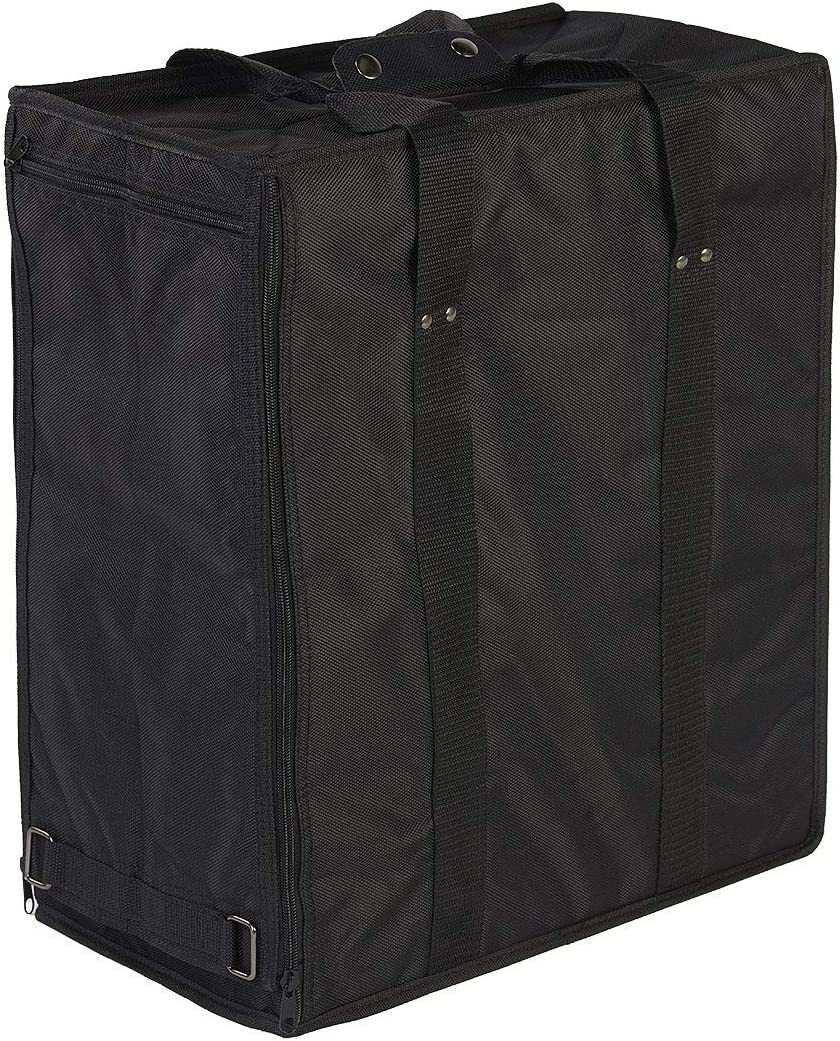 Jewelry Carrying Case Travel w 17 Trays Salesman Organizer Black Lightweight