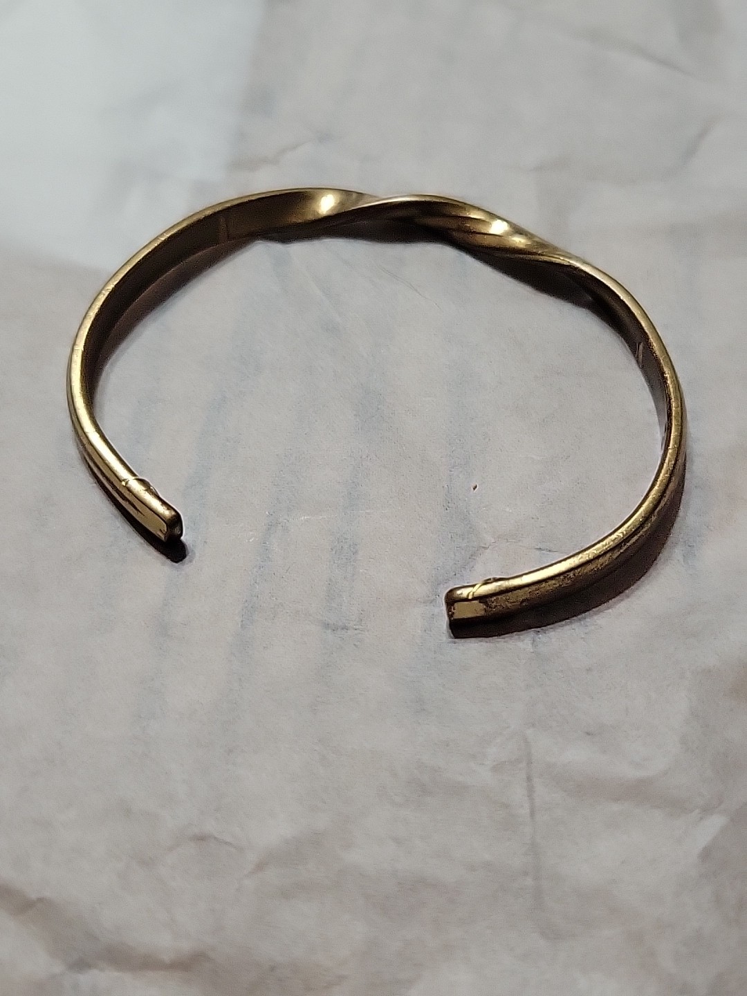 Sergio Lub Copper Bracelet Signed Hand Crafted In USA Twisted
