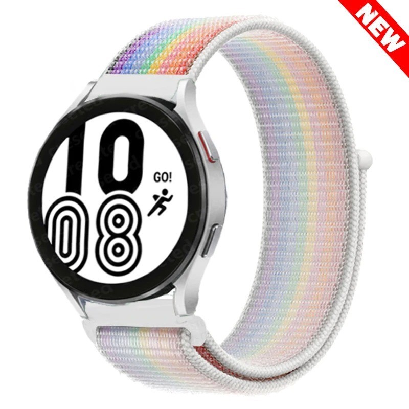20mm 22mm Woven Nylon Sport Loop Watch Band Strap W/ Quick Release Spring Pins