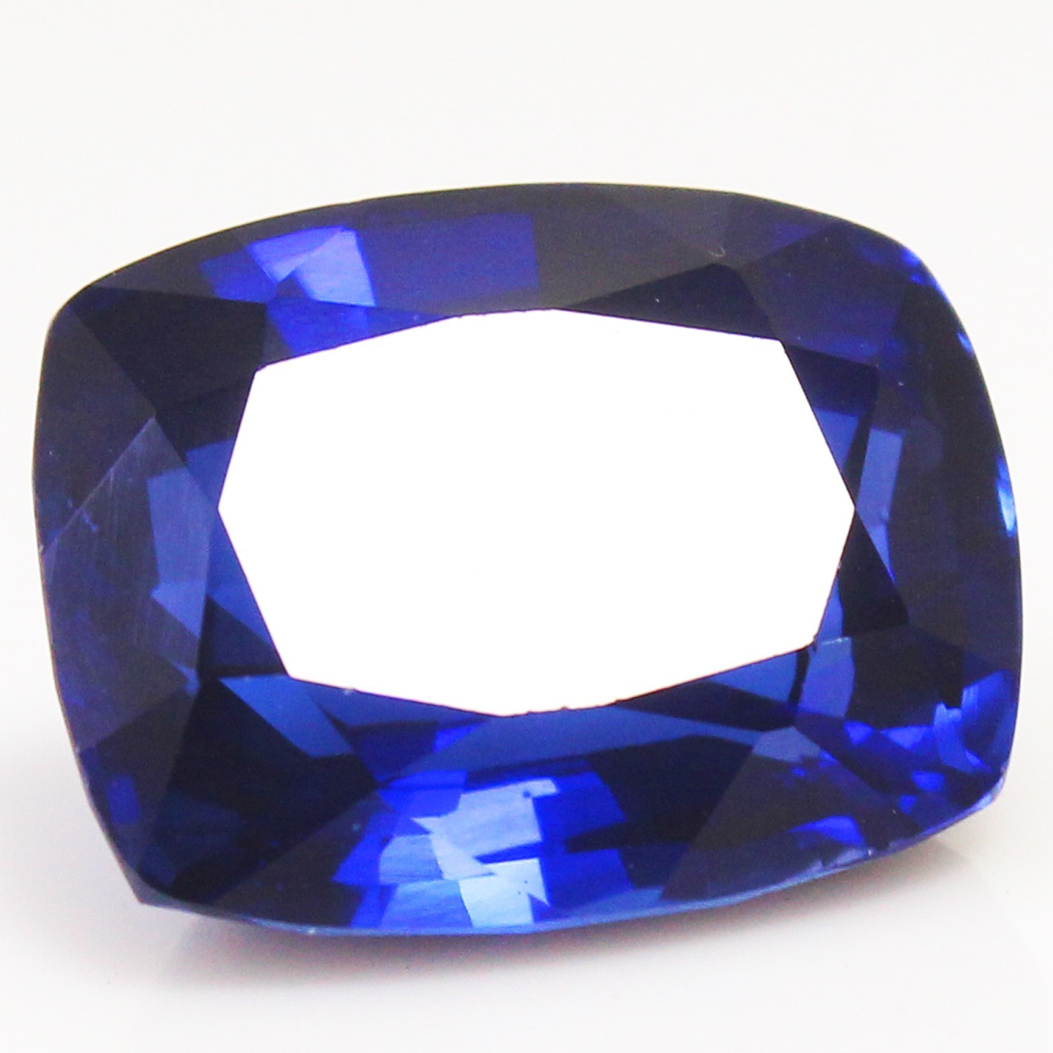 Natural 11.70 Ct Certified Ceylon Blue Sapphire 14×11 MM Cushion Loose Gemstone