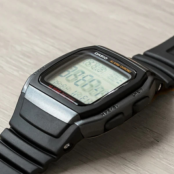 Casio W96H-1BV, Illuminator, Digital Chronograph Watch, Alarm, 10 Year Battery