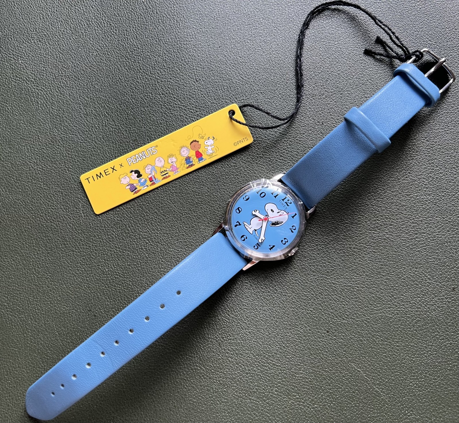 Timex Marlin Blue Peanuts Snoopy Limited Edition Hand-Wound Watch TW2W79400