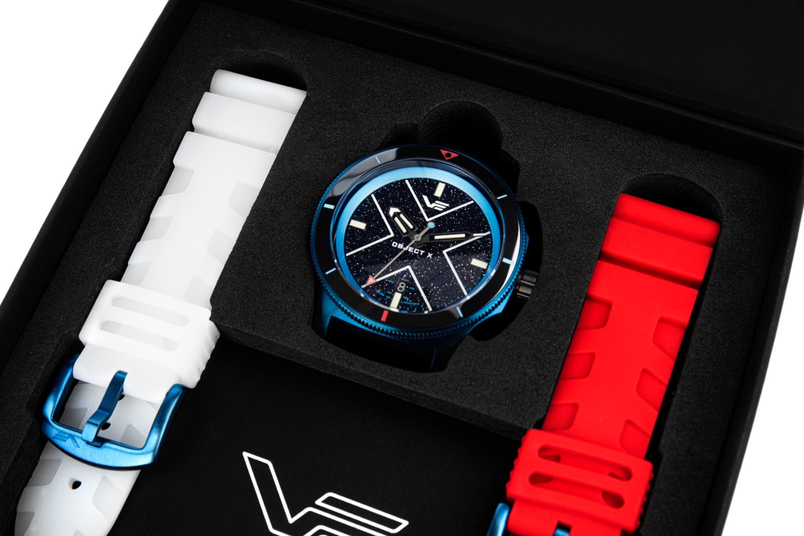 Vostok-Europe OBJECT-X Automatic NH35-599E776 Blue Tritium Watch