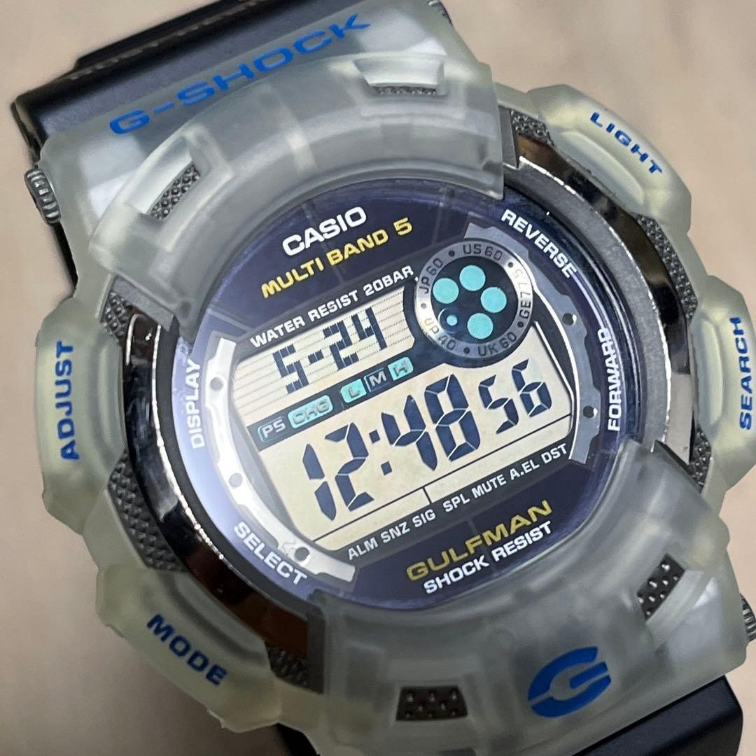 Radio Solar Fully Functional G-Shock GW 9100K New Battery Bezel and Band