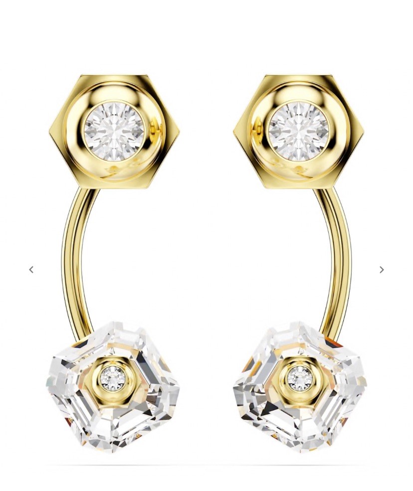 Swarovski Numina Jacket gold plated earring brand new + bag💕❤️