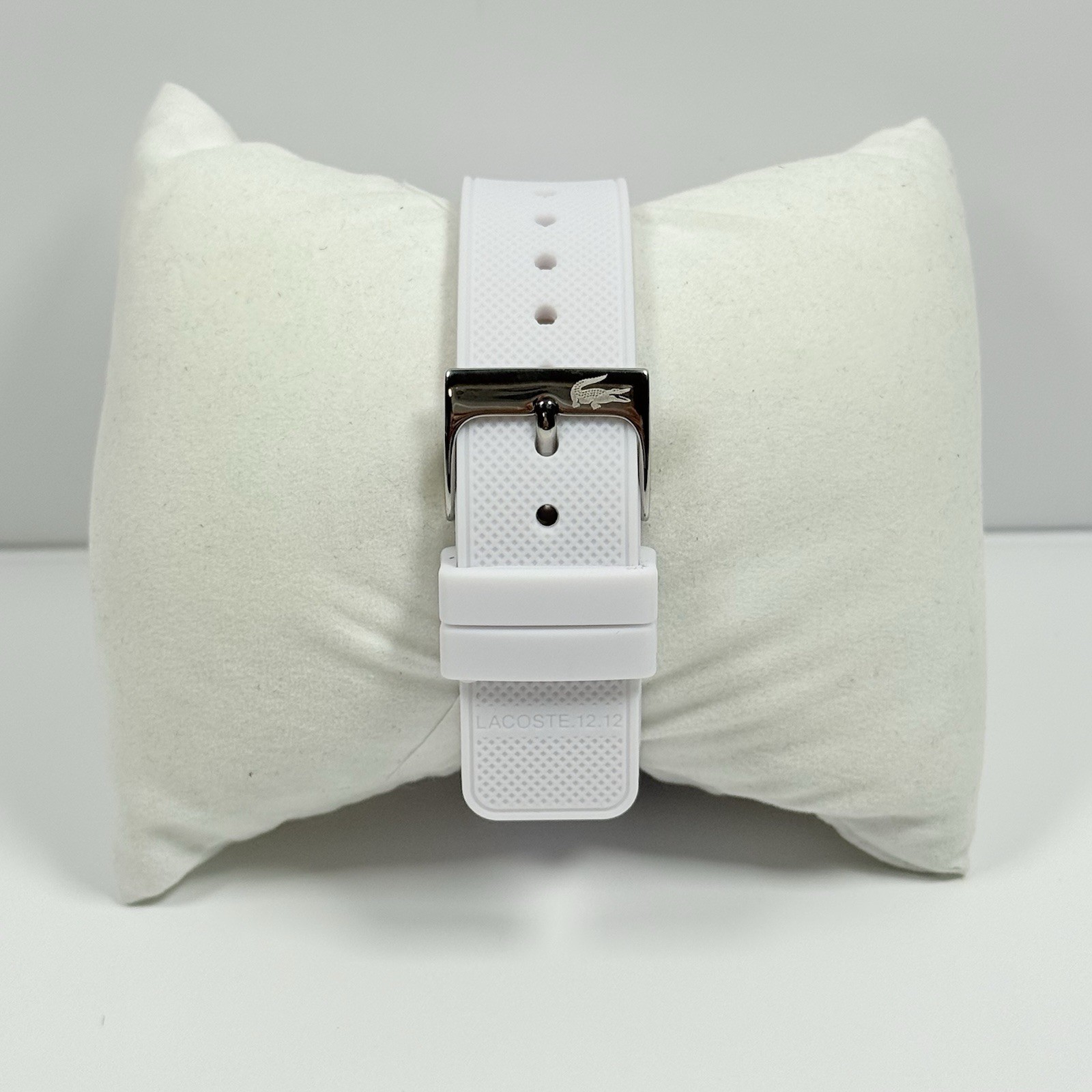 Lacoste 2011130 Polaroid Special Edition White Dial Silicone Band Unisex Watch