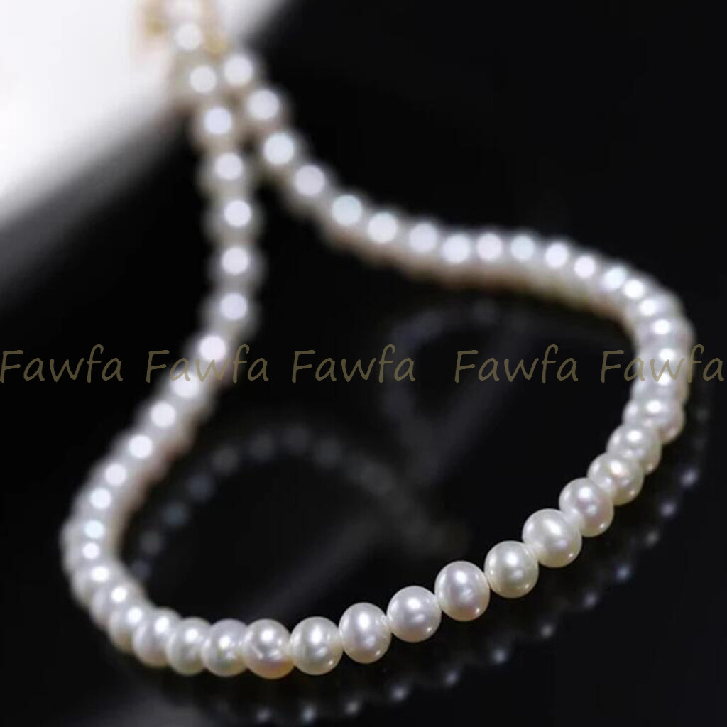 Mini Genuine 2-3mm Natural White Akoya Pearl Real Pearl Bracelet 7.5 inches