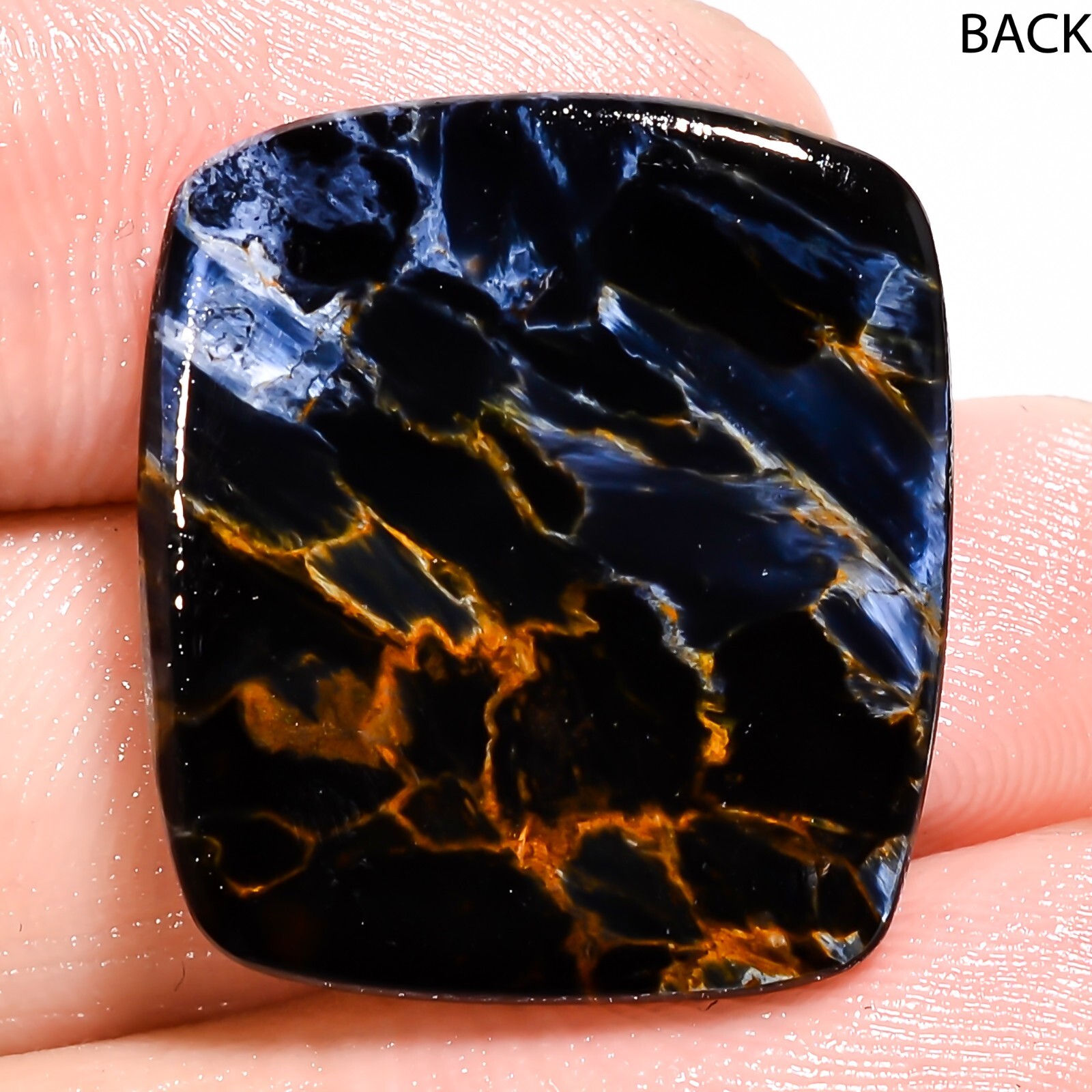 27.40Cts A++ Natural Pietersite Cushion Cabochon 20x23x6mm , Pietersite Gemstone
