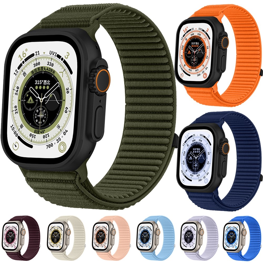 Nylon Sport Loop Band Strap for Apple Watch 11 10 9 8 7 6 SE 40/42/44/45/46/49mm