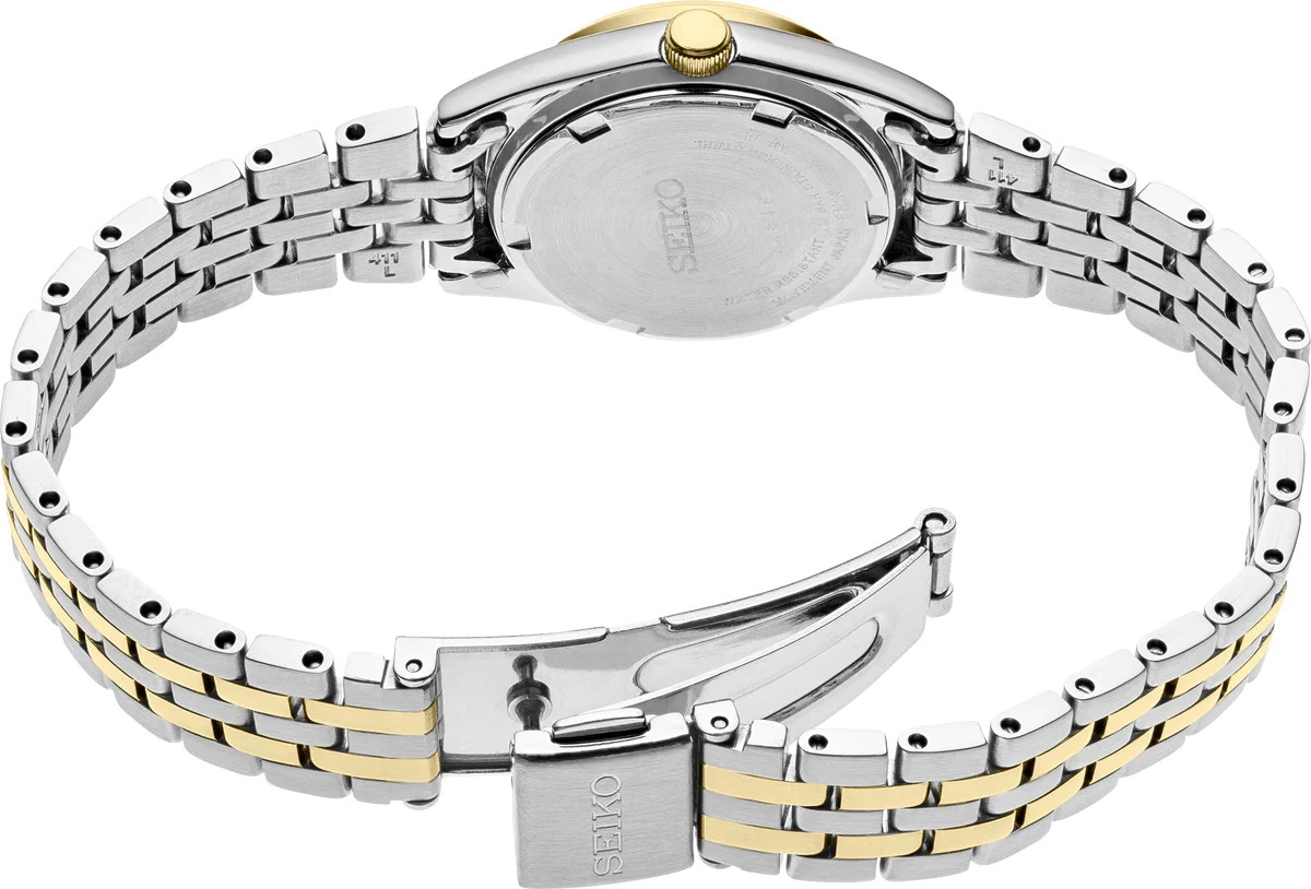*BRAND NEW* Seiko Essentials White Dial Two-tone Stainless Women’s Watch SUR438