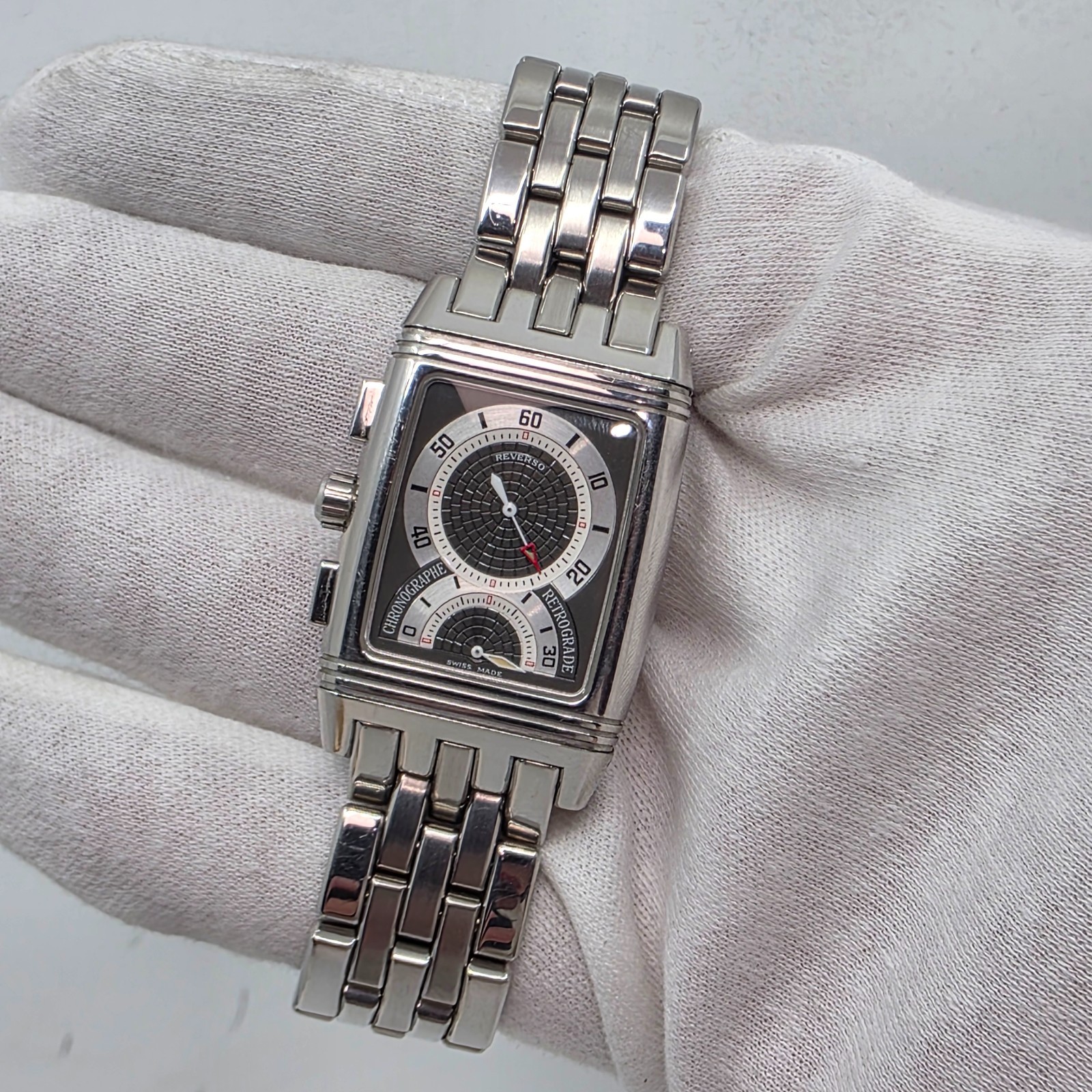 Jaeger Le Coultre Reverso “Grand Sport” 295.8.59 Stainless Steel Men’s Watch