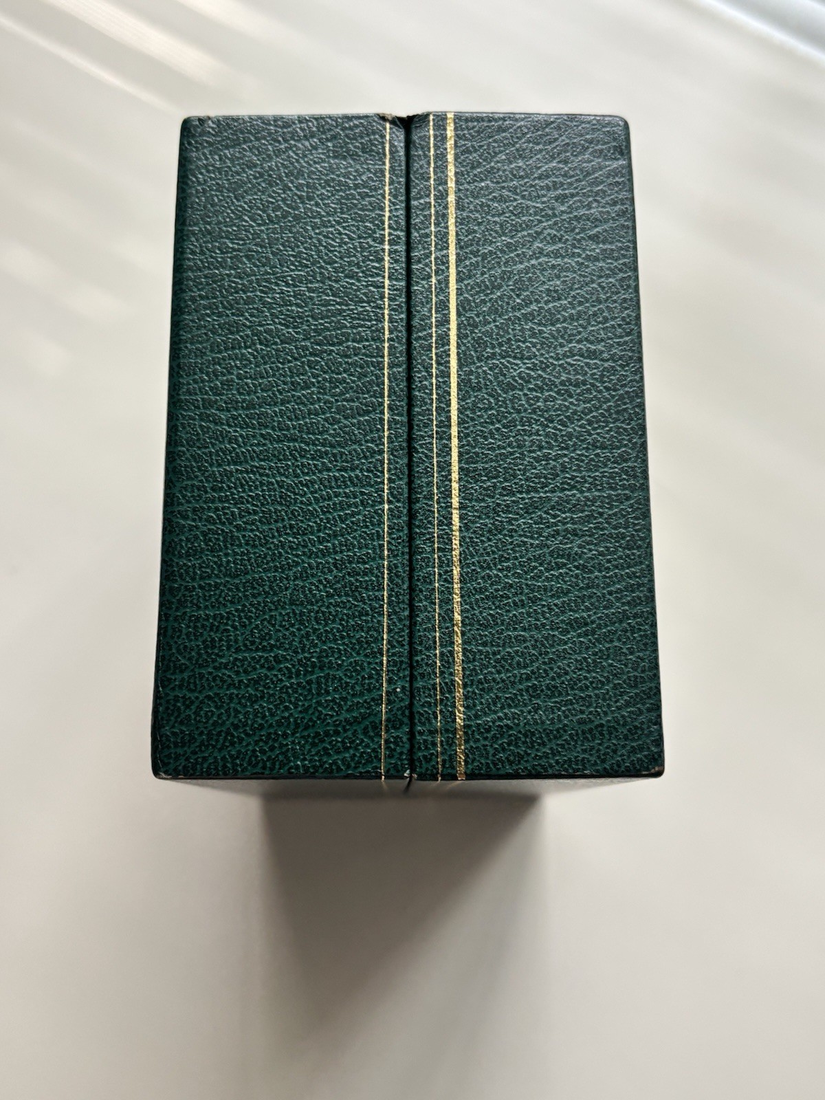 Vintage Rolex Green Watch Box Bufkor USA w/ Insert Display Case
