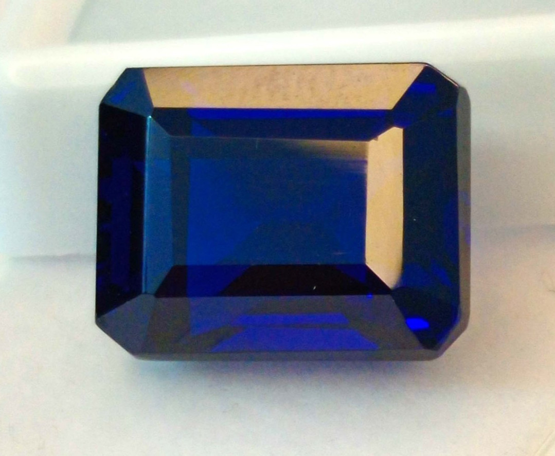 Natural Blue Emerald Cut 22-24 Ct Tanzanite Certified Loose Gemstone RK263