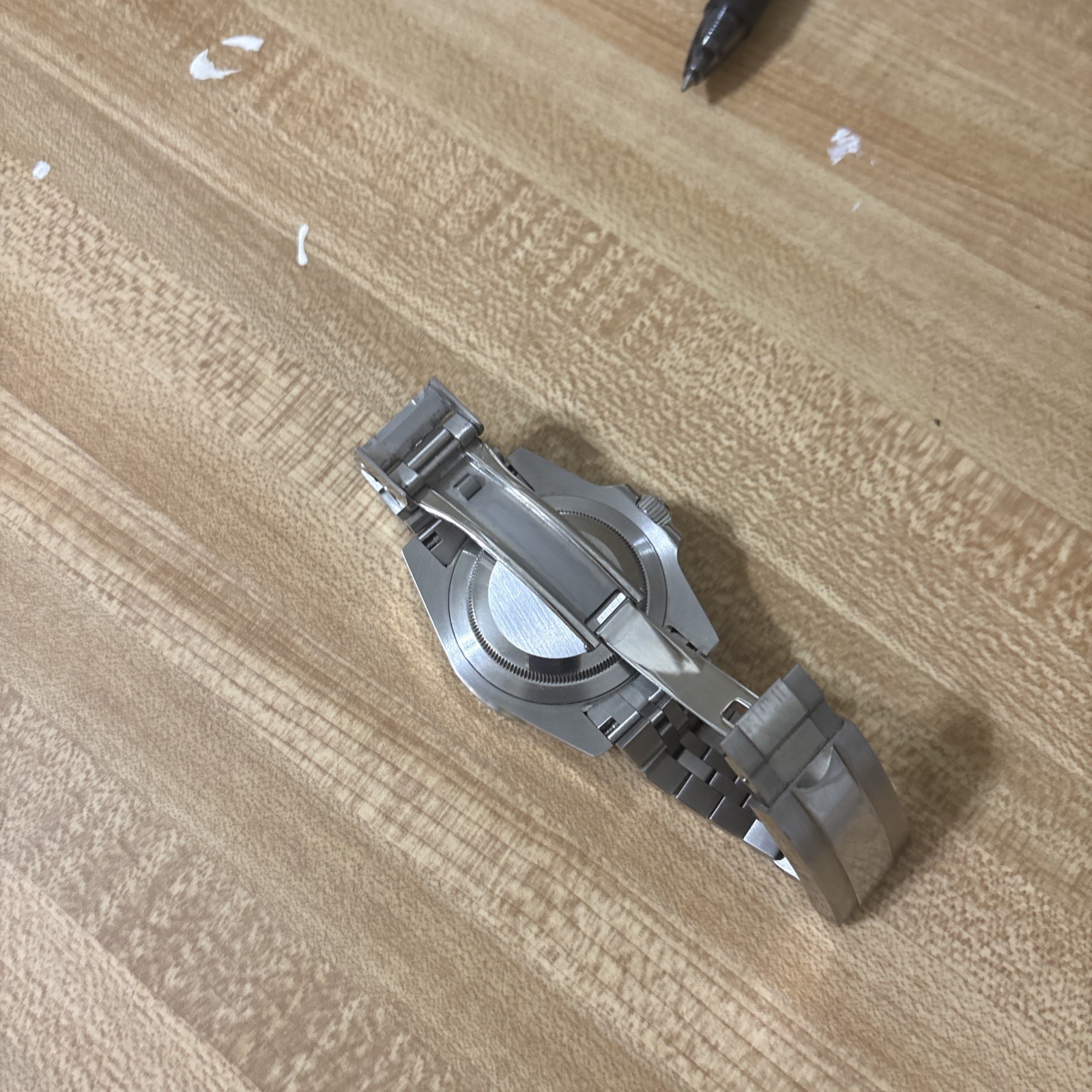 Custom Made Gray 40mm GMT Style Diver Mod Watch w/ NH34 Movement