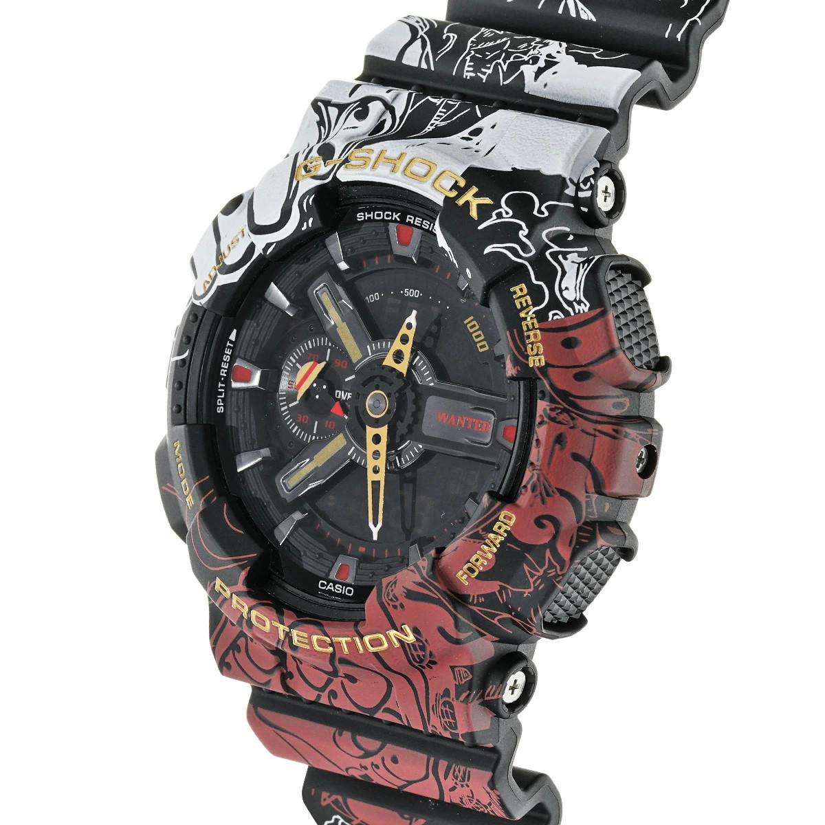 CASIO G SHOCK One Piece Collaboration GA 110JOP 1A4JR Black Red Men’s Watch Used