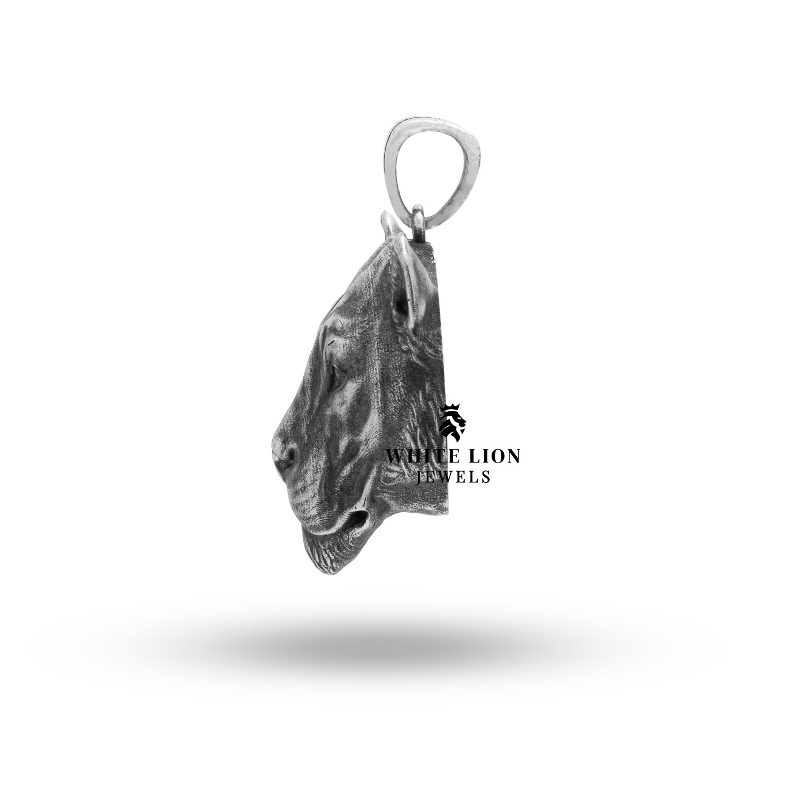 Lioness Jungle Animal Pendant 925 Silver Biker Rider Gift Men women