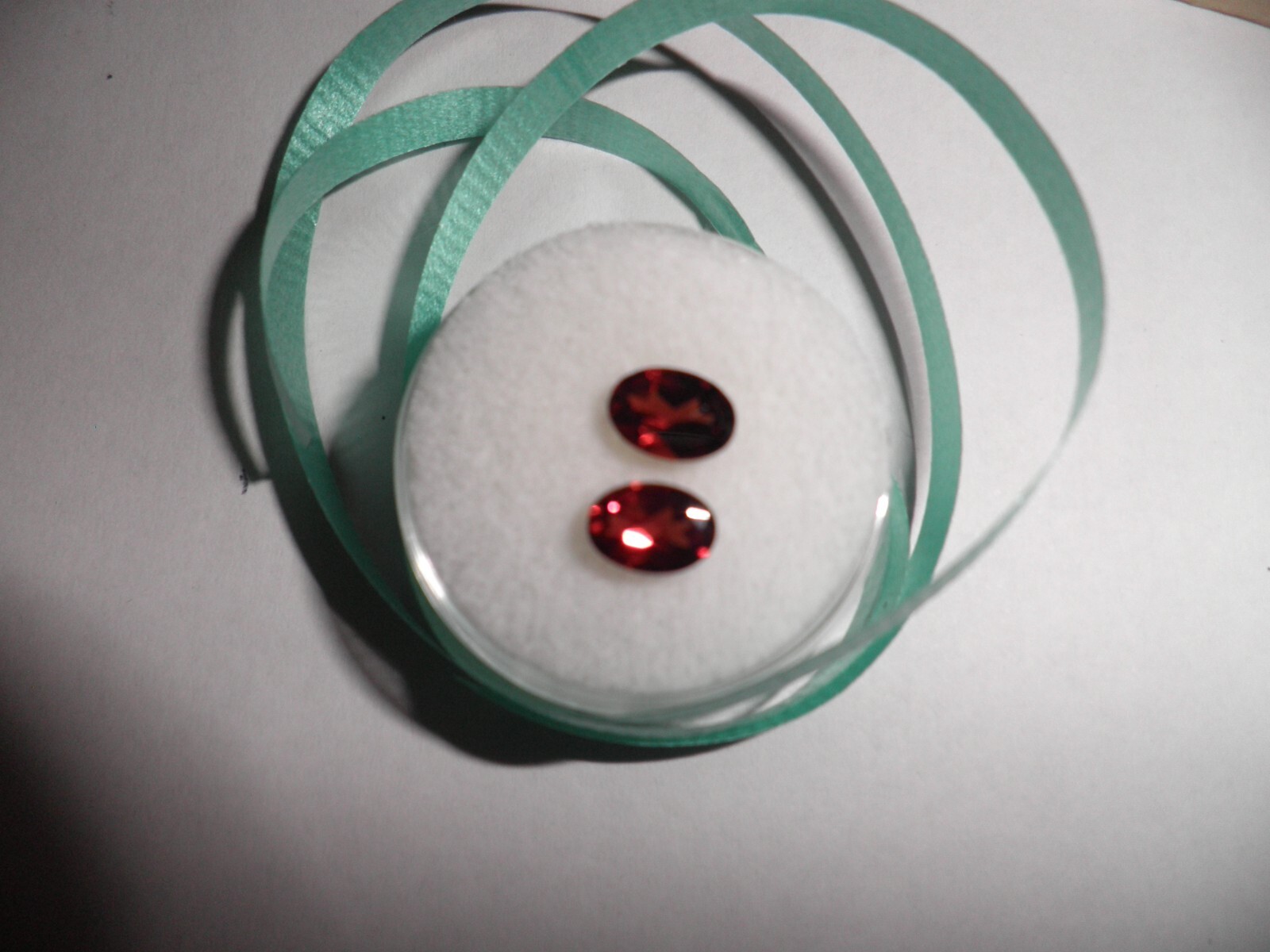 Two 7×5 mm Ovals Red Garnet 2.7ctct G4510