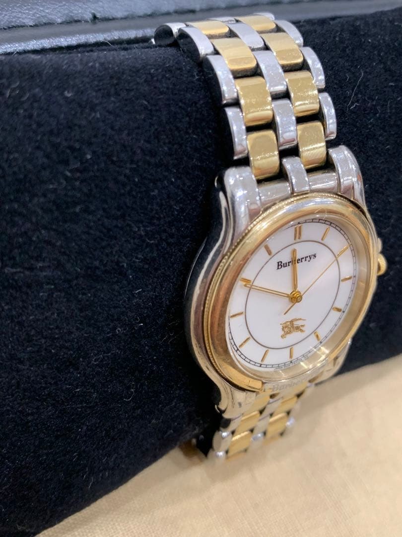 BURBERRY antique watch gold silver