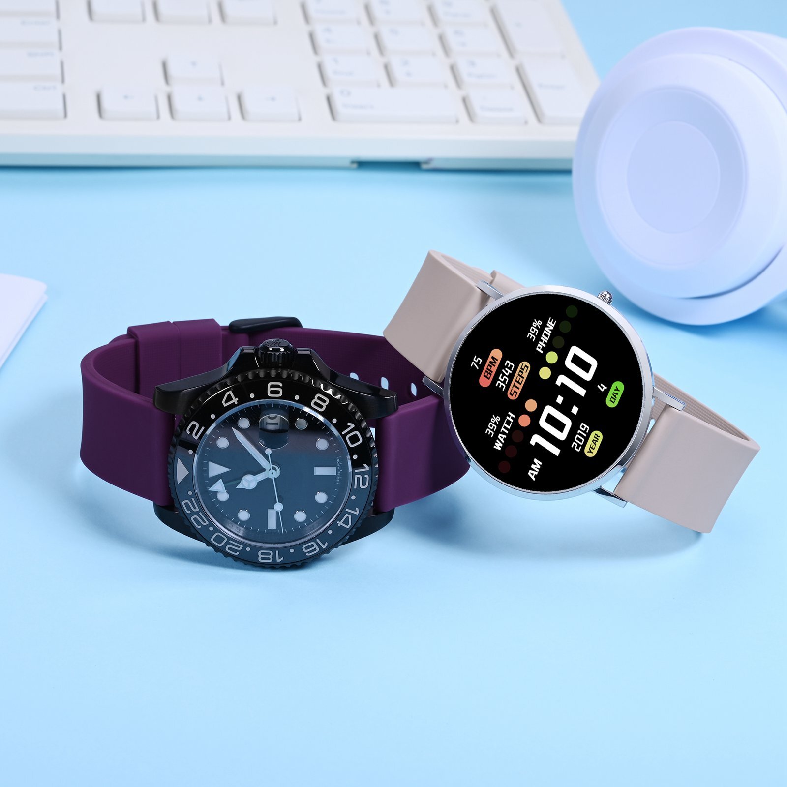 WOCCI Straps 14mm 16mm 18mm 19mm 20mm 21mm 22mm 24mm Silicone Rubber Watch Bands