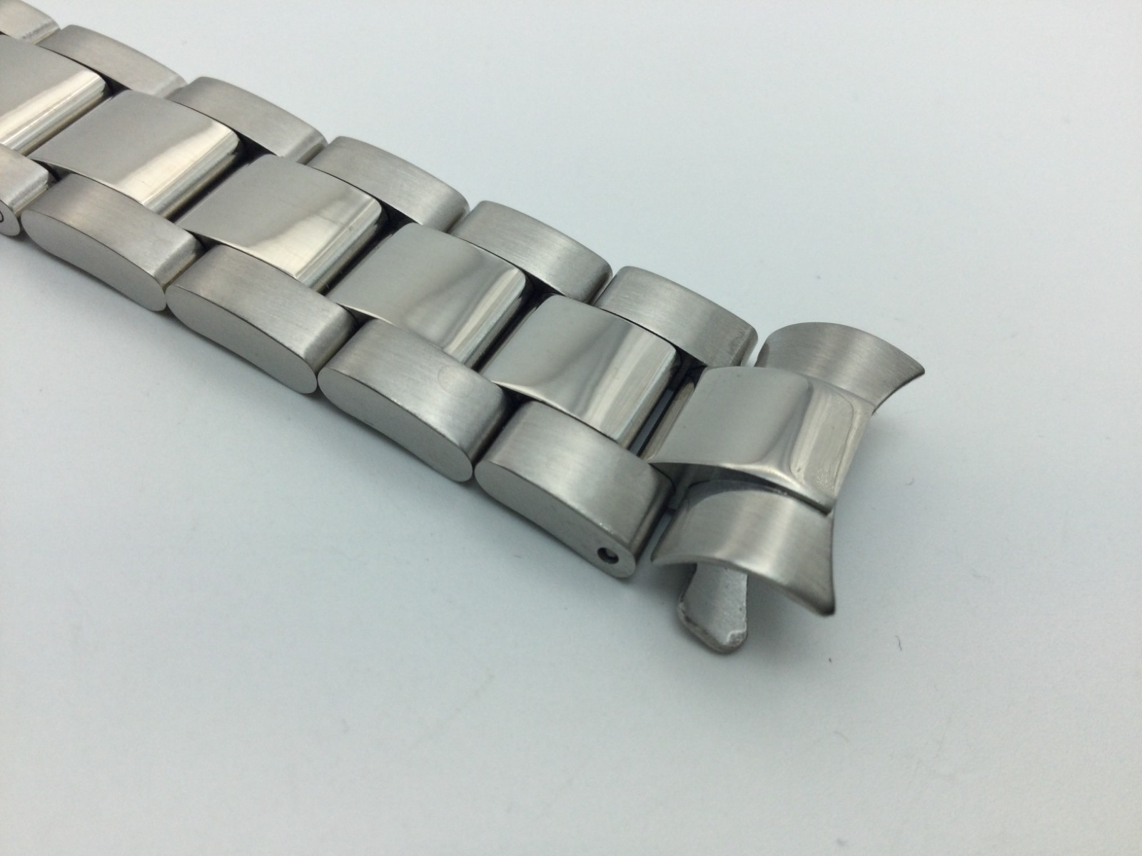 20MM OYSTER WATCH BAND FOR ROLEX SUBMARINER S/STEEL FLIP LOCK HOLLOW END LINKS
