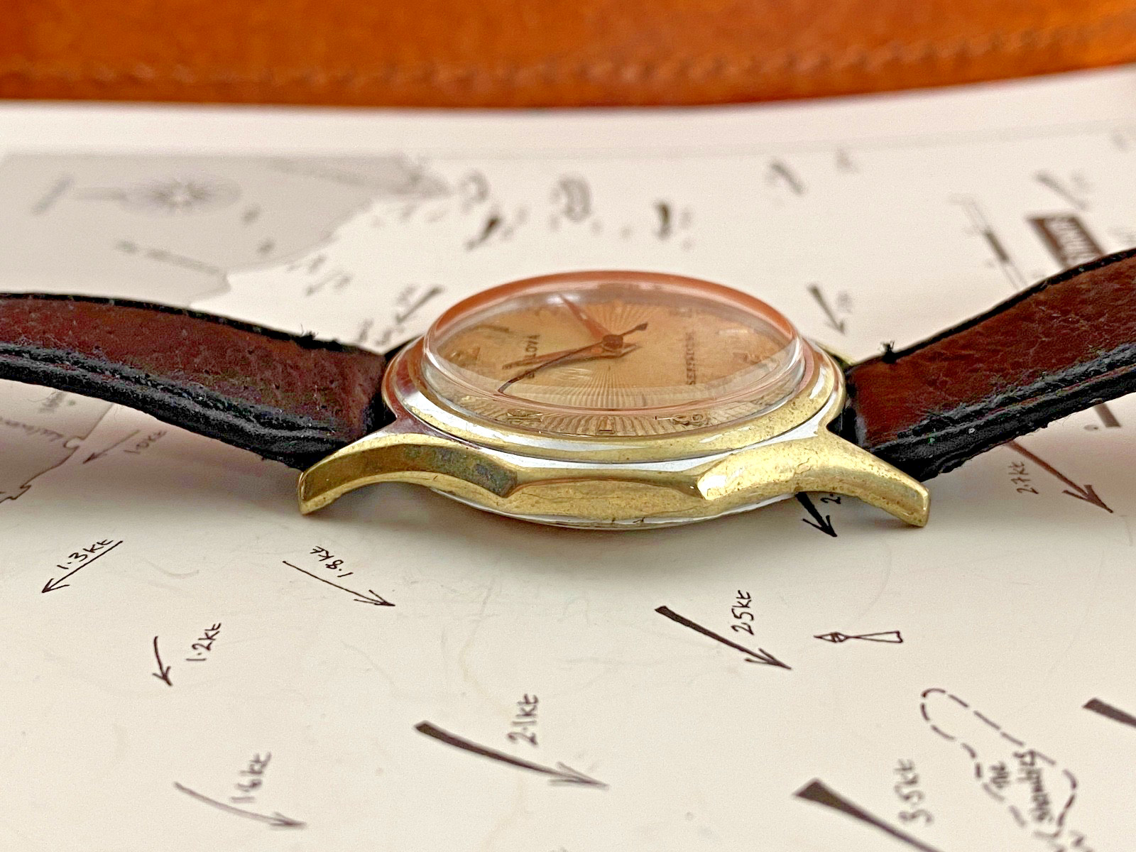 BULOVA SABRE JET Mid-20th Century 1954 Men’s Vintage Auto Self Winding Watch