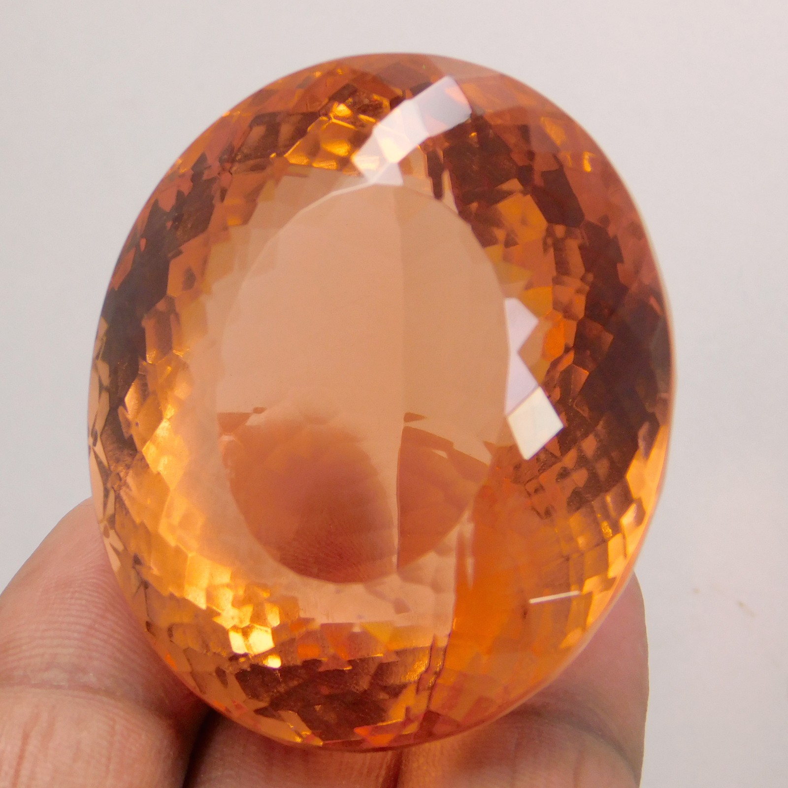 Natural imperial Topaz 410 Ct Oval Stunning Flawless “IGL” Certified Gemstone